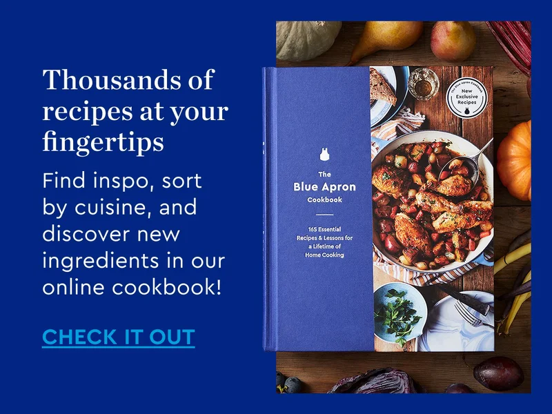Thousands of recipes at your fingertips | Find inspo, sort by cusiine, and discover new ingredients in our online cookbook | Check it Out