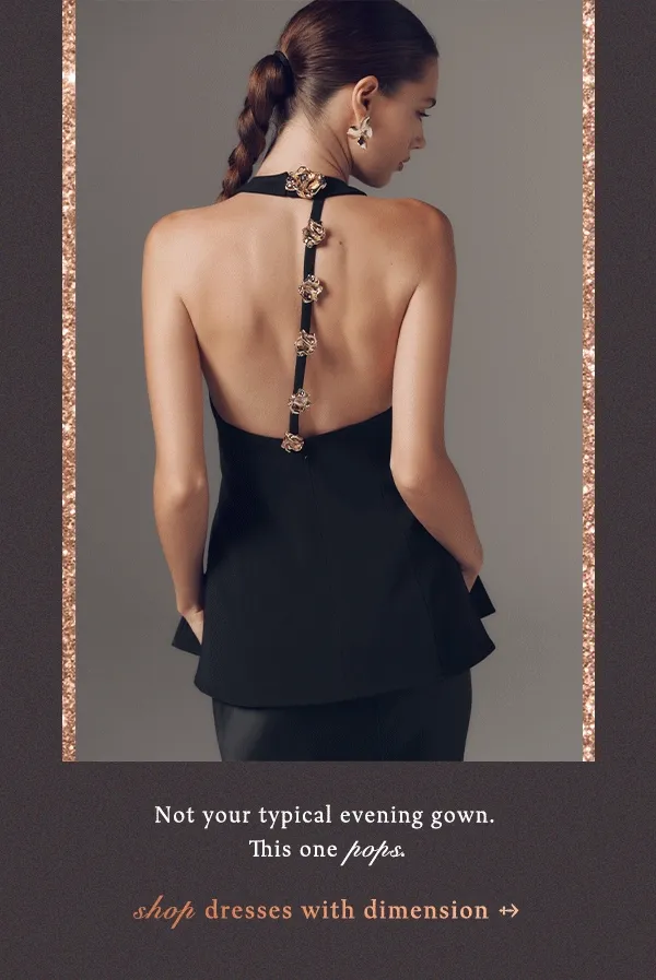 shop dresses with demension