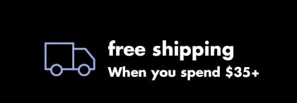 free shipping when you spend $35+