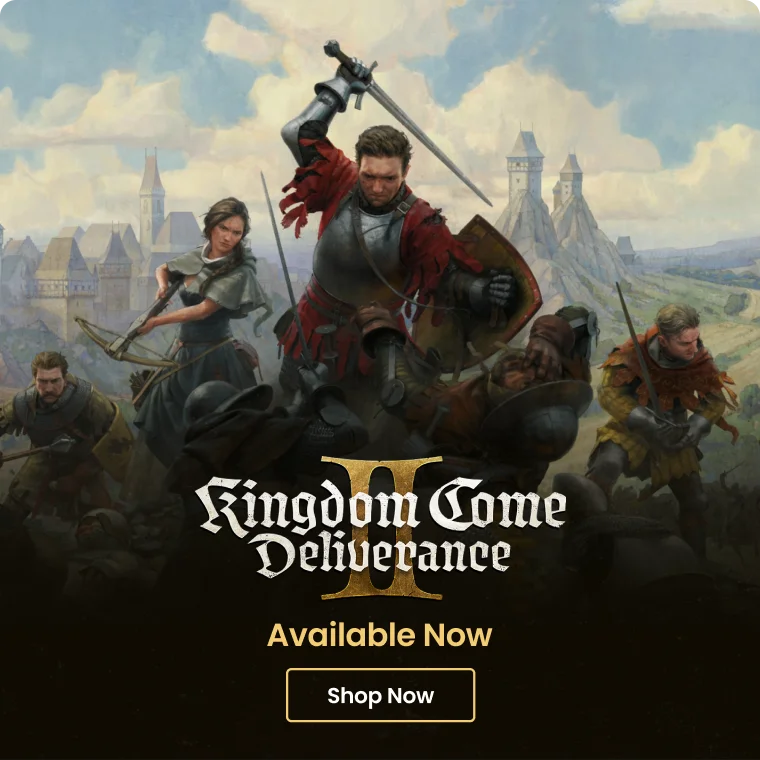 Kingdom Come Deliverance - Available Now Shop Now