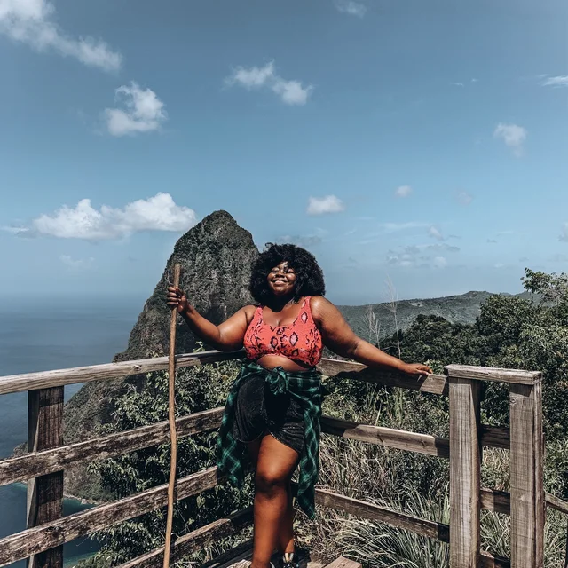 Stephanie in St Lucia