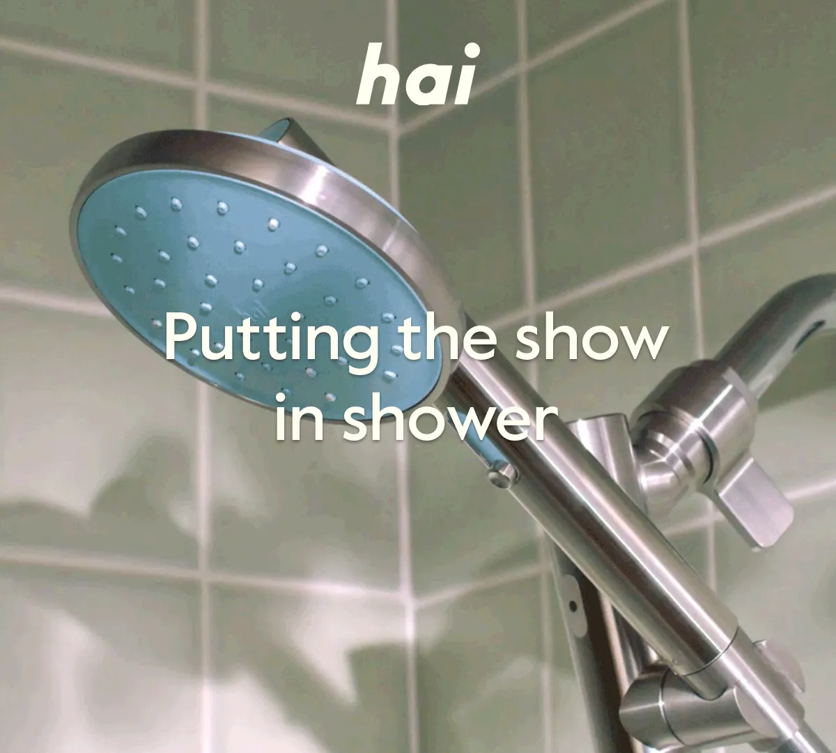 colorful showerhead