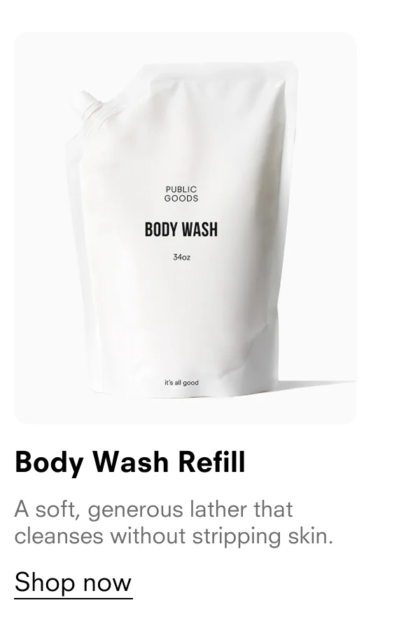 Body wash refill