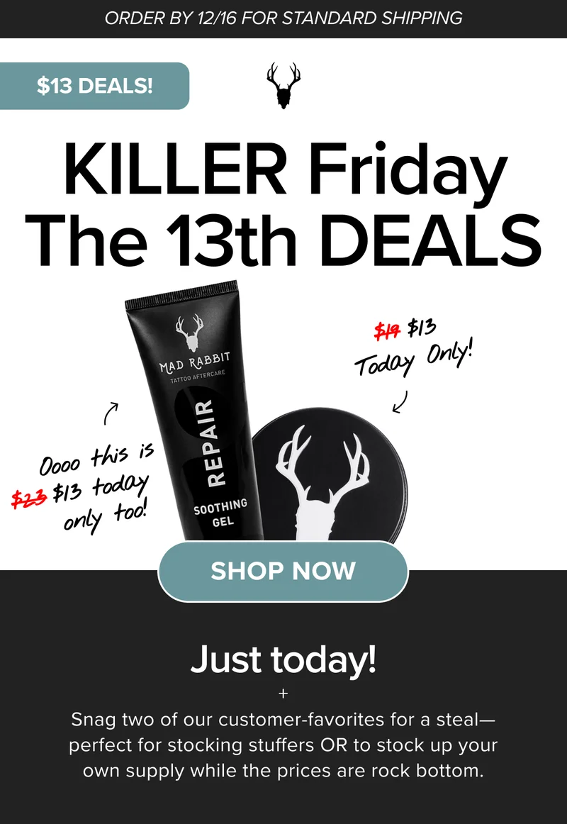 KILLER Friday The 13th DEALS