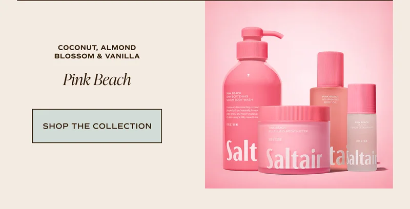 Pink beach vault set