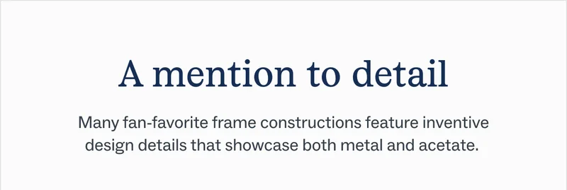 A mention to detail