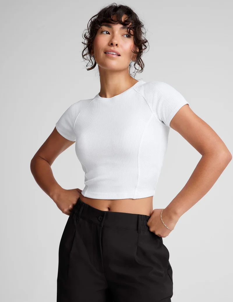 Image of Silhouette Cropped Tee