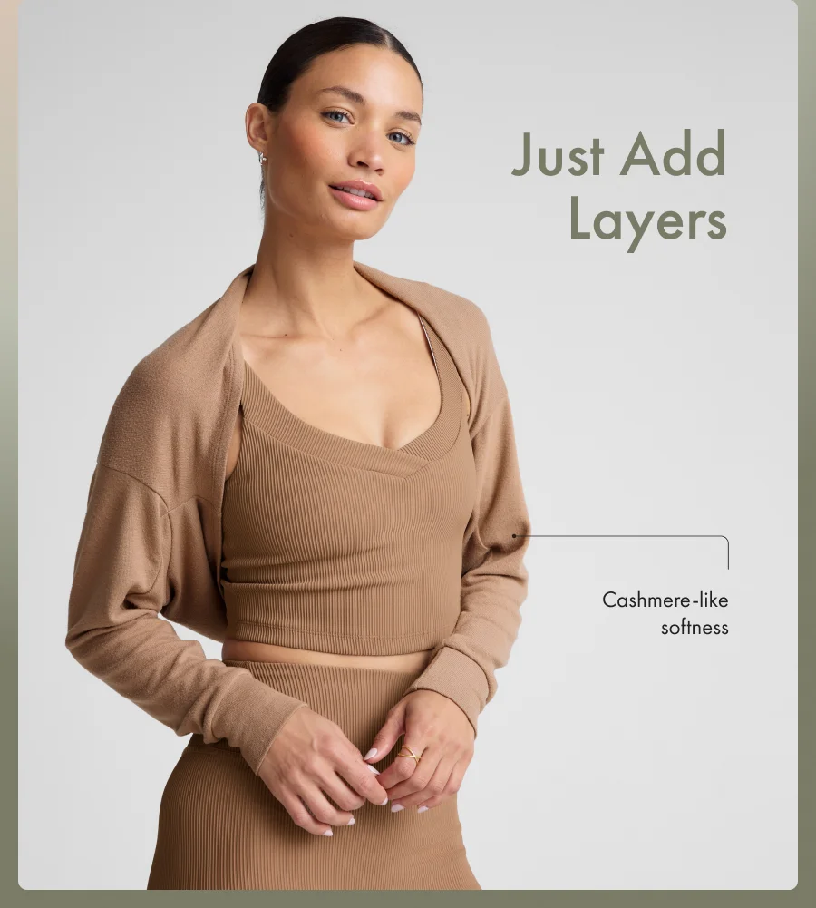 Duet 2-Way Convertible Shrug in Desert Sand