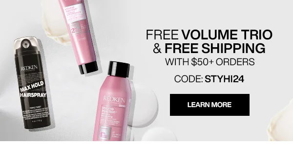 free volume trio and free shipping with purchase