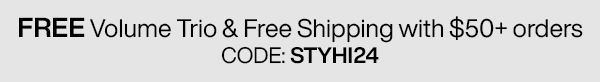 free trio and shipping with $50+