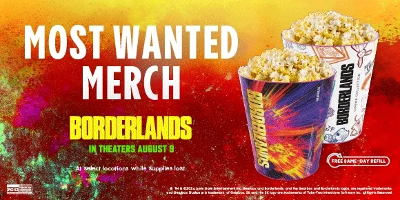 MOST WANTED MERCH | BORDERLANDS IN THEATRES AUGUST 9