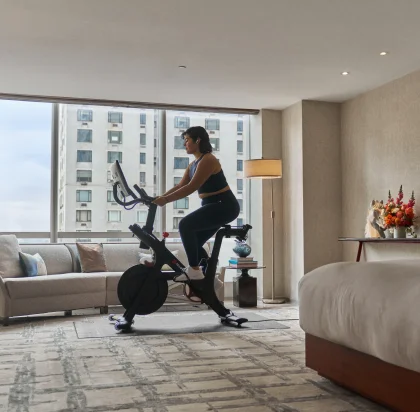 Try Peloton at hundreds of hotels