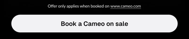 Book a Cameo on sale