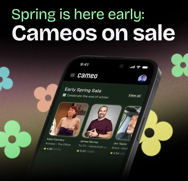 Spring is here early: Cameos on sale