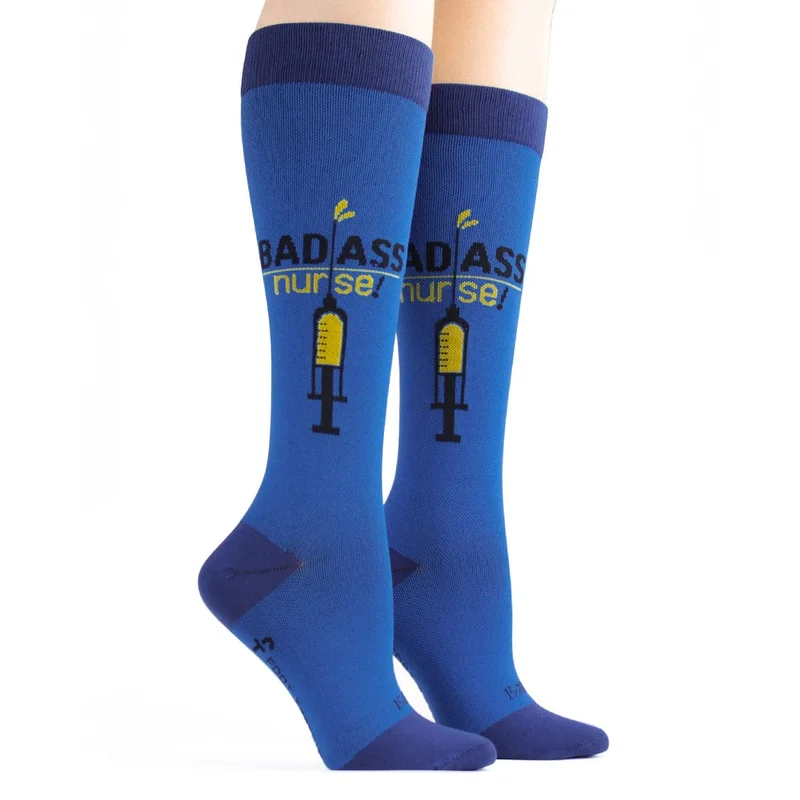 Image of Badass Nurse Women's Compression Socks