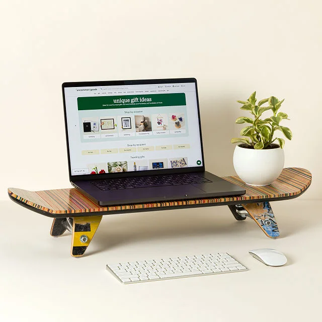 Recycled Skateboard Display Stand