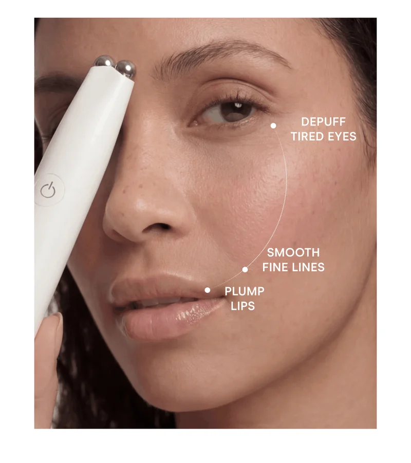 ✔️Depuff tired eyes ✔️Plump lips ✔️Smooth fine lines