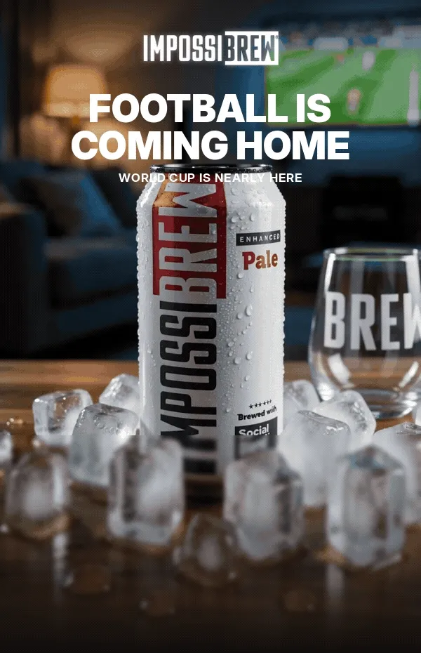 IMPOSSIBREW beers ready for the World Cup