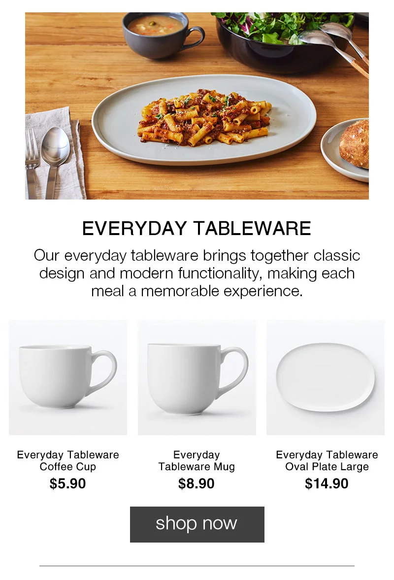 Shop Everyday Tableware