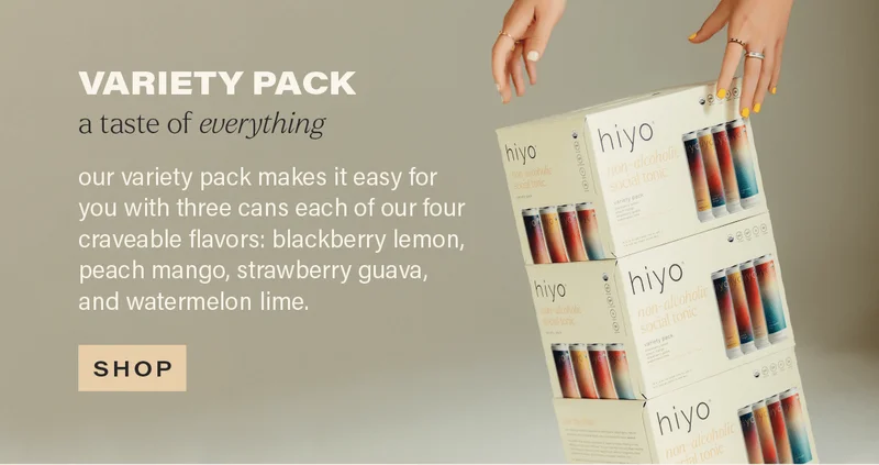 VARIETY PACK (a taste of everything): our variety pack makes it easy for you with three cans each of our four craveable flavors: blackberry lemon, peach mango, strawberry guava, and watermelon lime. [SHOP]