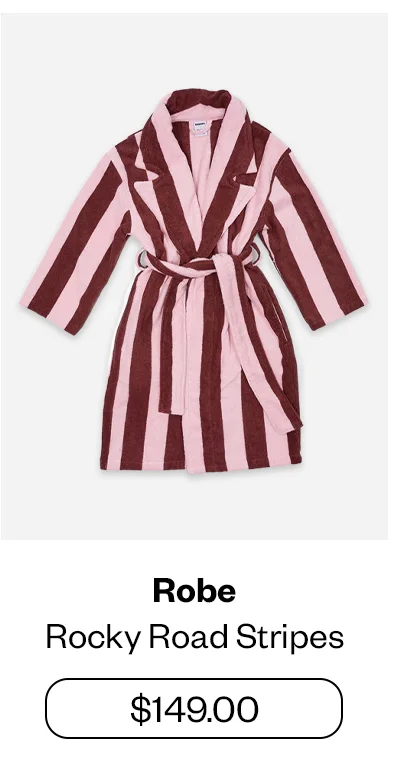 Robe - Rocky Road Stripes
