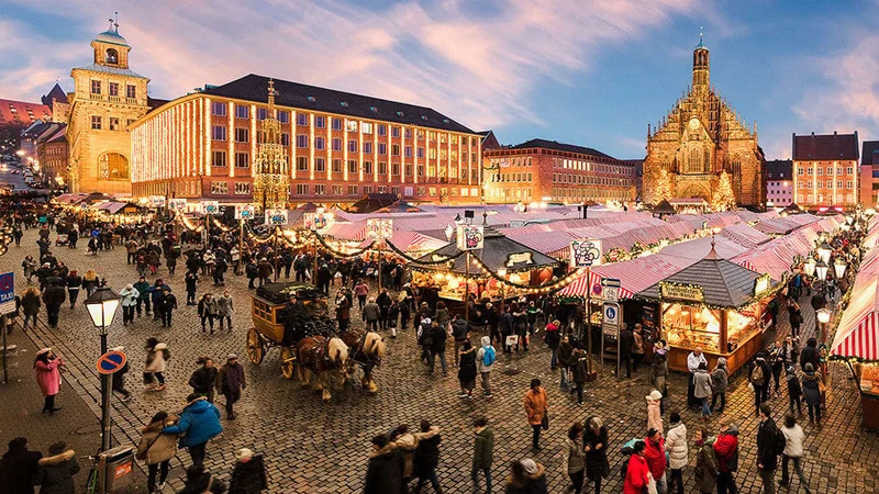 Image description: Christmas market in Nuremberg, Germany