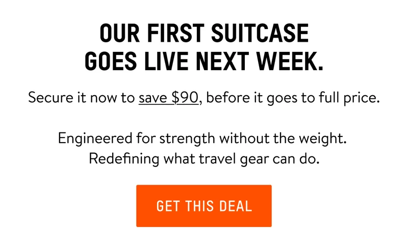 Pre-Order Suitcase