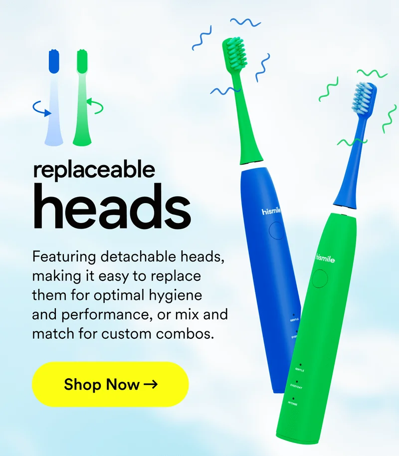 Featuring detachable heads, making it easy to replace them for optimal hygiene and performance, or mix and match for custom colour combos. Shop Now.