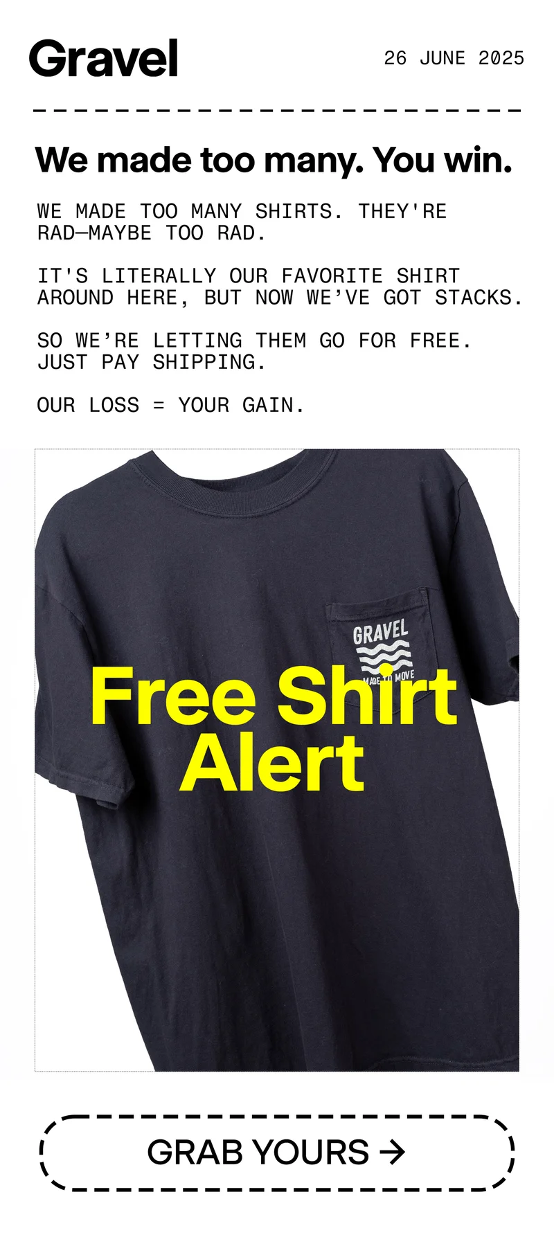 save 71% on shirts