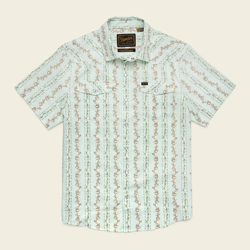 Image of H Bar B Snapshirt - Hibiscus Ribbons : Mint
