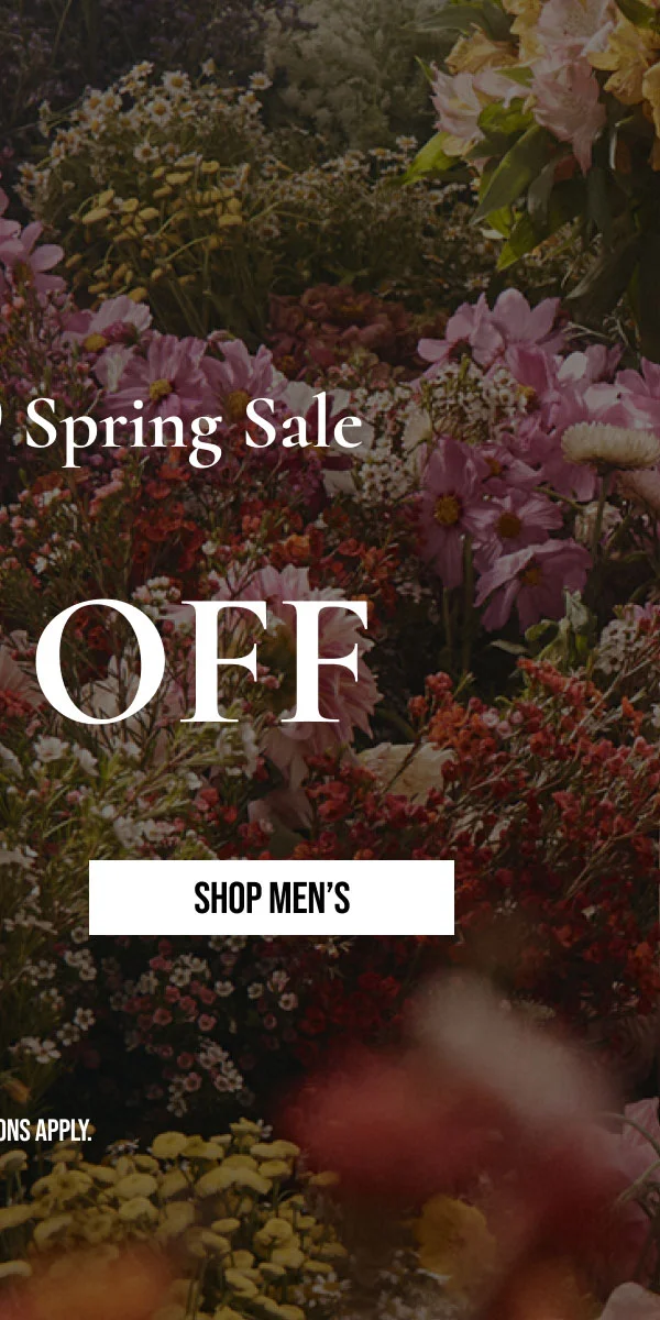 SHOP MEN'S | *EXCLUSIONS APPLY.