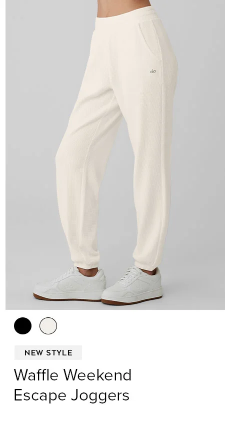 WAFFLE WEEKEND ESCAPE JOGGERS