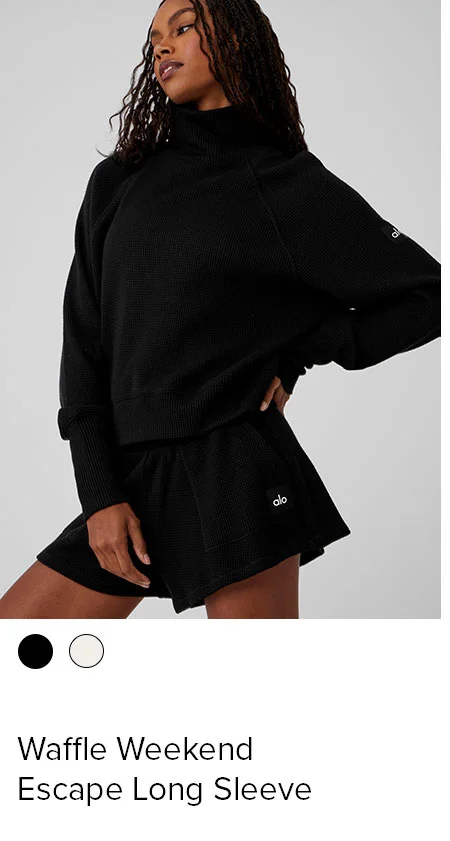 WAFFLE WEEKEND ESCAPE LONG SLEEVE
