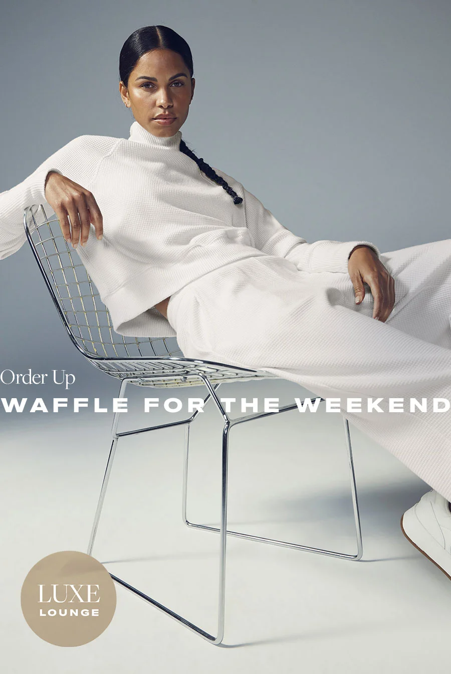ORDER UP WAFFLE FOR THE WEEKEND LUXE LOUNGE.