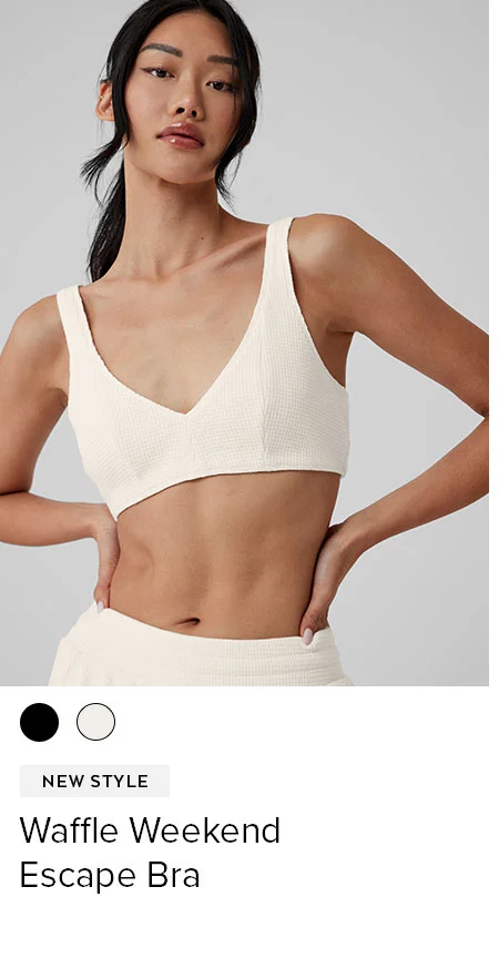 WAFFLE WEEKEND ESCAPE BRA