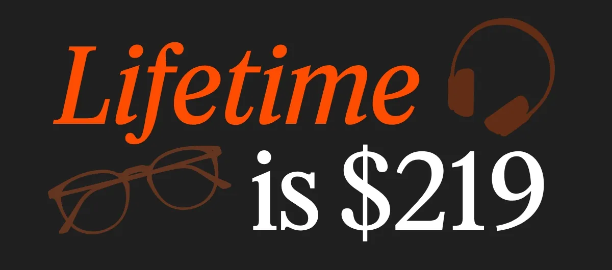 Lifetime is $219