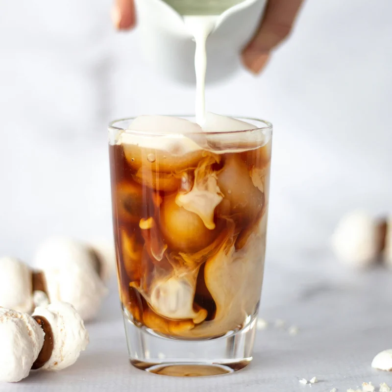 iced pumpkin cream chai latte