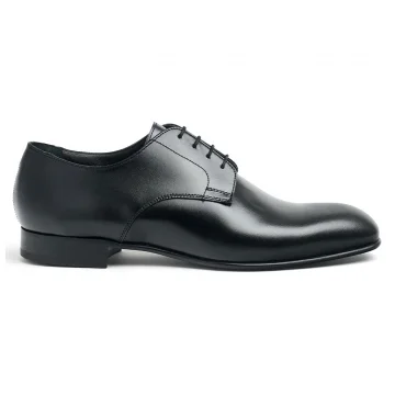 Ryder Derby in Black Calf Leather