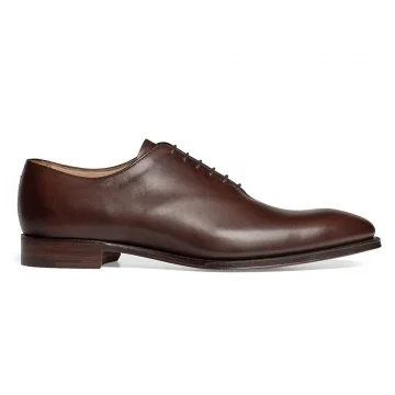 Berkeley Wholecut Oxford in Burnished Mocha Calf Leather