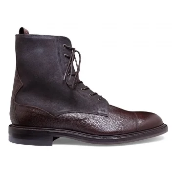Banbury R Derby Boot in Walnut Grain/Brown Coupe