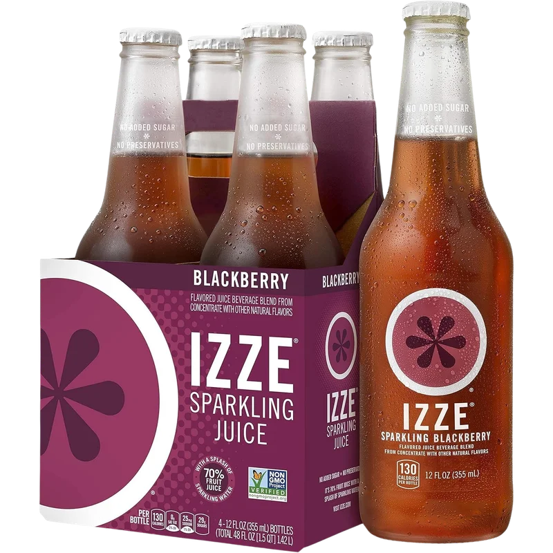 Image of Izze Blackberry Sparkling Juice (4 Pack)