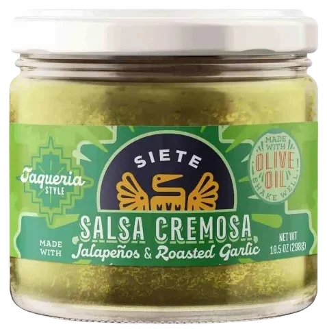 Image of Siete Jalapenos & Roasted Garlic Taqueria Salsa Sauce