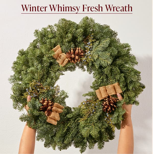 Winter Whimsy Fresh Wreath