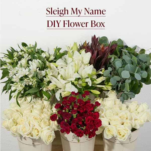 Sleigh My Name DIY Flower Box