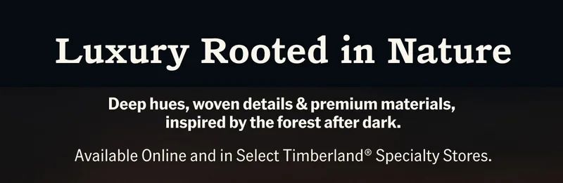Luxury rooted in nature. Deep hues, woven details & premium materials, inspired by the forest after dark.
