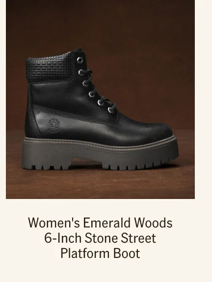 Women's Emerald Woods 6-Inch Stone Street Platform Boot Women's Emerald Woods 6-Inch Stone Street Platform Boot