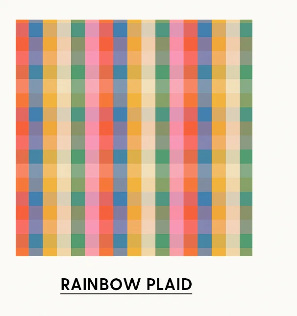 View Rainbow Plaid