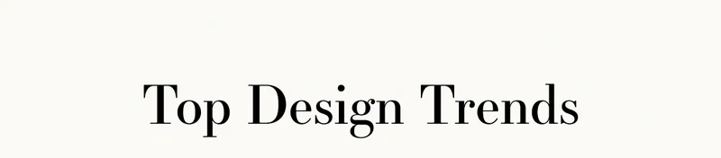 Top Design Trends