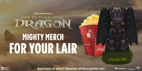 HOW TO TRAIN YOUR DRAGON | MIGHTY MERCH FOR YOUR LAIR | Available at select theatres while supplies last.