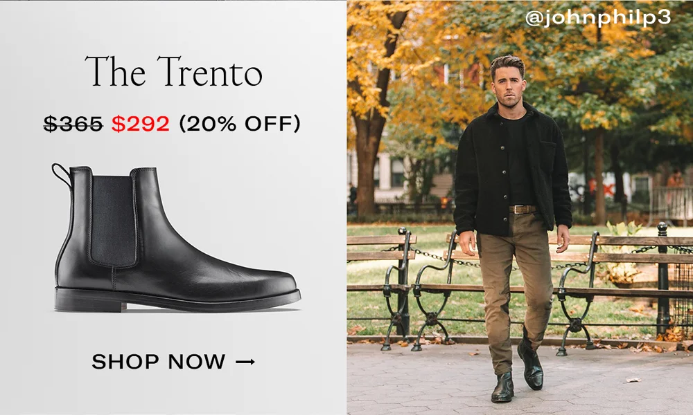 The Trento in Black: 20% Off